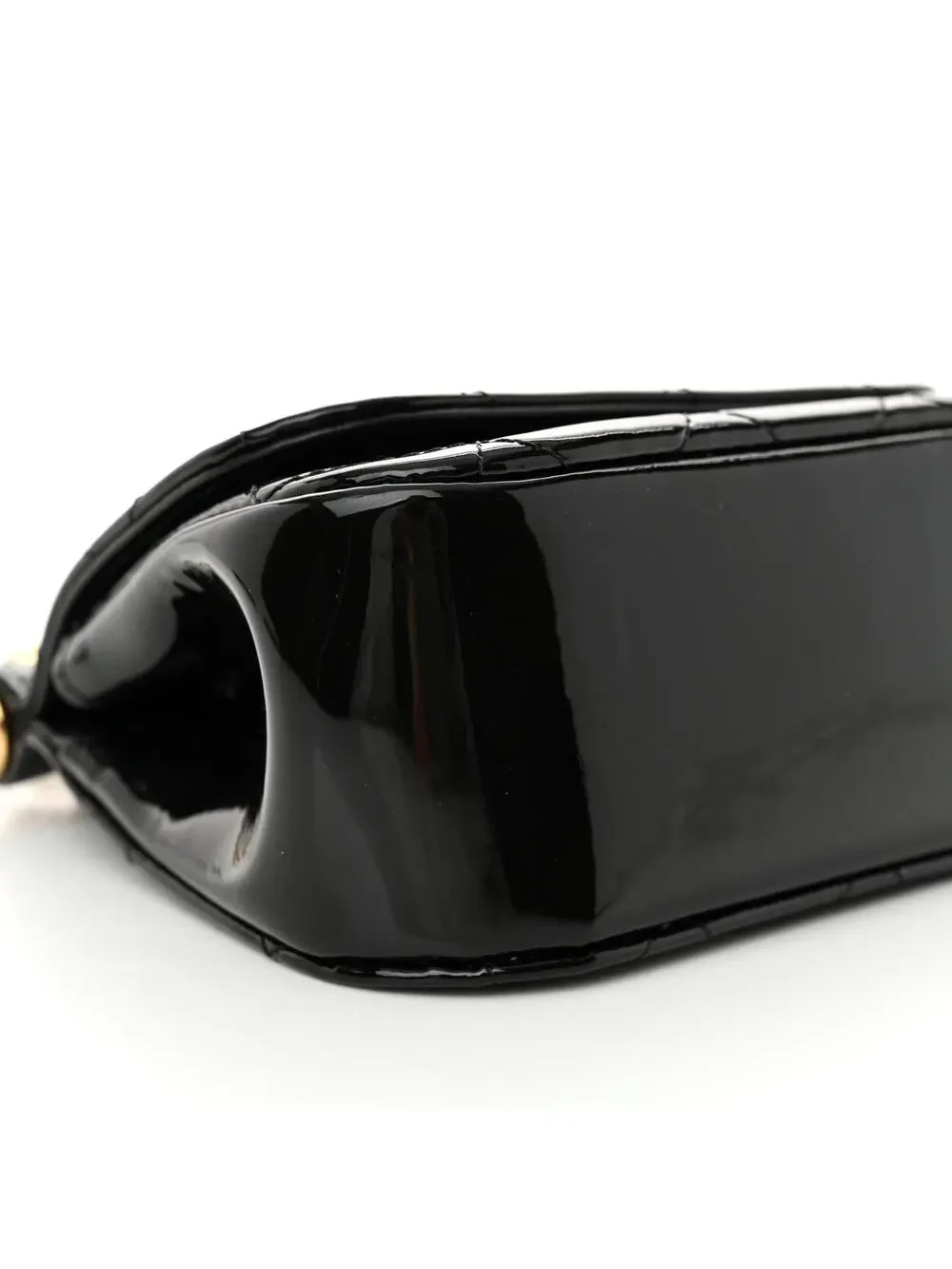 Chanel Patent Quilted Frame Clutch Flap #321617C19B